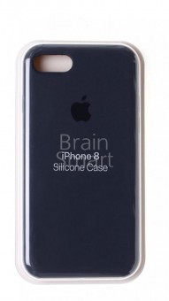 Чехол накладка силиконовая iPhone 7/8 Soft Touch 360 серый(15) фото