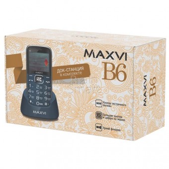 Мобильный телефон Maxvi B6 Золотой фото