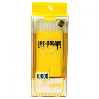 Внешний аккумулятор Proda PPl-18 ICE-CREAM желтый фото