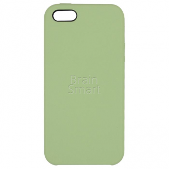 Чехол накладка силиконовая iPhone 5/5S Soft Touch 360 оливковый (1) фото
