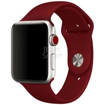 Ремешок SPORT Apple Watch 42mm вишневый фото
