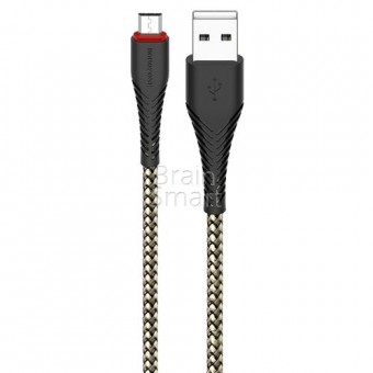 USB кабель Borofone BX25 Powerful Miсro (1.2м) Black фото