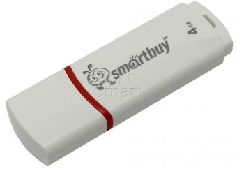 USB флеш SmartBuy Crown 4 ГБ белый фото