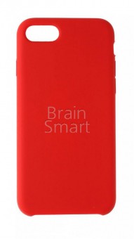 Чехол накладка силиконовая iPhone 7/8 Silicone Case Красная Питайя (54) фото