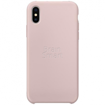 Чехол накладка силиконовая iPhone Xs Max Silicone Case (19) Нежно-Розовый фото