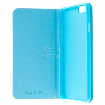 Чехол книжка iPhone 6/6S Ozaki Folio голубой фото