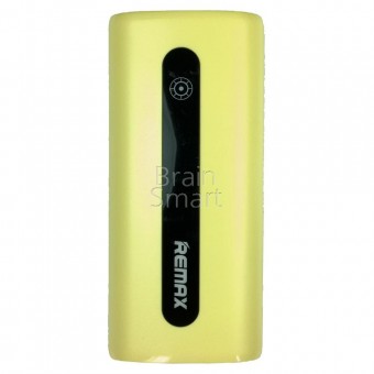 Внешний аккумулятор REMAX E5 желтый фото