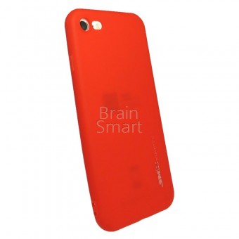 Чехол накладка силиконовая iPhone 7/8 SMTT Simeitu Soft touch красный фото