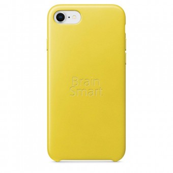 Чехол накладка iPhone 7/8 Leather Case Yellow 11 фото