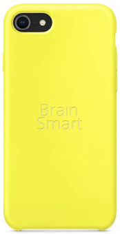 Чехол накладка силиконовая iPhone 7/8 Silicone Case Яркий желтый (32) фото