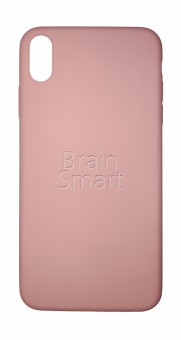 Чехол накладка силиконовая iPhone XR MeMUMi Pale Pink фото