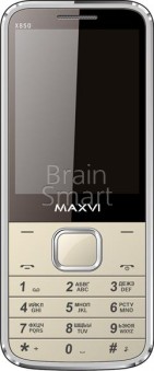 Мобильный телефон Maxvi X850 золотистый фото