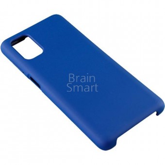 Чехол накладка силиконовая Samsung M51 2020 Silicone Case Синий (20) фото
