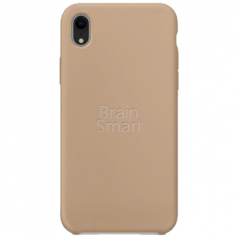 Чехол накладка силиконовая iPhone XR Silicone Case (28) Песочный фото