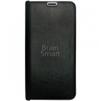 Чехол книжка Samsung A40/A405 Monarch Elegant Desing с метал. оконтовкой Black фото