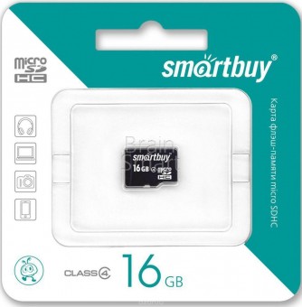 Карта памяти micro SD 16 Gb Smart Buy class 10 фото