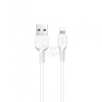 USB кабель HOCO X20 Lightning Flash (2m) White фото