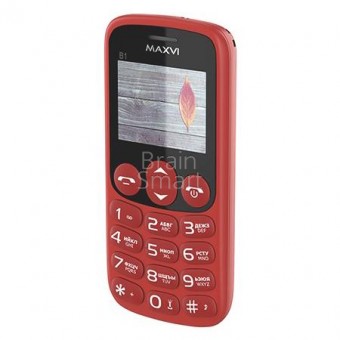 Мобильный телефон Maxvi B1 красный фото