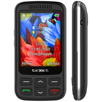 Мобильный телефон Texet TM-501 черный фото