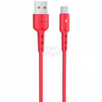USB кабель HOCO Type-C X30 Star (1,2 m) Red фото