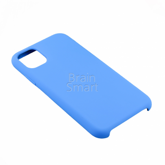 Чехол накладка силиконовая iPhone 11 Silicone Case Синий (3) фото