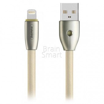USB кабель REMAX knight RC-043i iPhone 5/6 gold фото