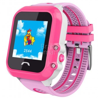 Смарт-часы детские DF27 розовый фото