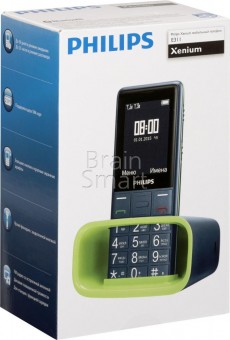Сотовый телефон Philips Xenium E311 синий фото