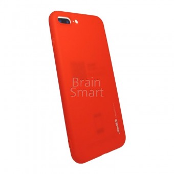 Чехол накладка силиконовая iPhone 7 Plus/8 Plus SMTT Simeitu Soft touch красный фото