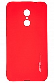 Чехол накладка силиконовая Xiaomi Redmi Note 4X SMTT Simeitu Soft touch красный