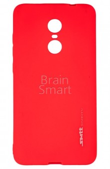 Чехол накладка силиконовая Xiaomi Redmi Note 4X SMTT Simeitu Soft touch красный фото