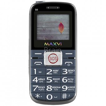 Мобильный телефон Maxvi B8 Синий фото