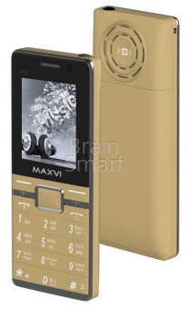 Мобильный телефон Maxvi P11 золотистый фото