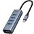 USB HUB Baseus Enjoy Series Type-C to 4 USB 3.0+4K (CAHUB-N0G) фото