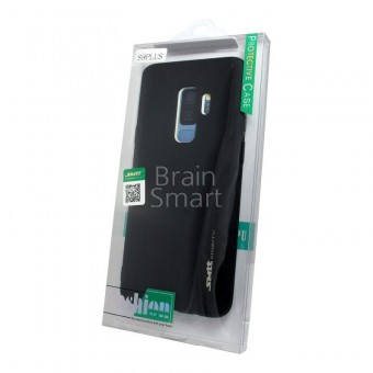 Чехол накладка силиконовая Samsung S9 Plus SMTT Simeitu Soft touch Черный фото
