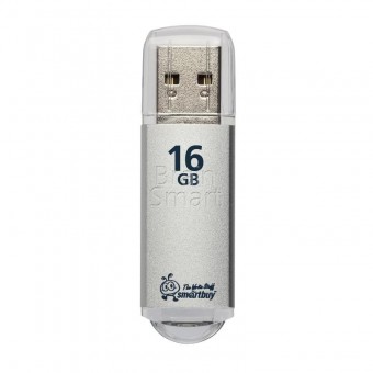 USB Flash Smart Buy V-Cut 16 Gb Silver фото
