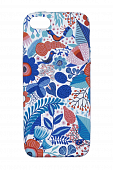 Чехол накладка силиконовая iPhone 5/5S Umku Цветы (5)