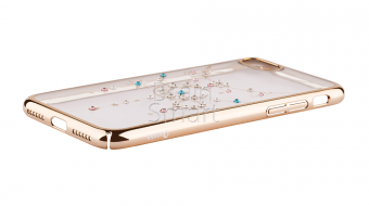 Чехол накладка пластиковая iPhone 7 Oucase Noble Series Glamorous Moon золотистый фото