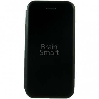 Чехол книжка iPhone 7/8 Creative Case тех.пак. кожа Black фото