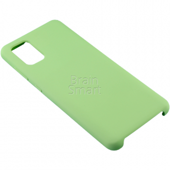 Чехол накладка силиконовая Samsung A41 2020 Silicone Case Мятный (1) фото