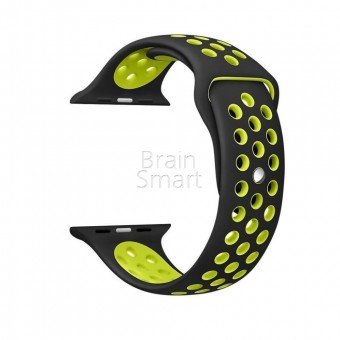 Ремешок Nike Apple Watch 38mm черно-зеленый фото