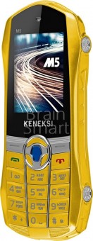 Сотовый телефон Keneksi M5 желтый фото
