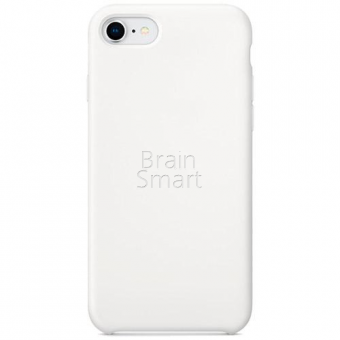 Чехол  накладка iPhone 7 Silicone Case белый фото
