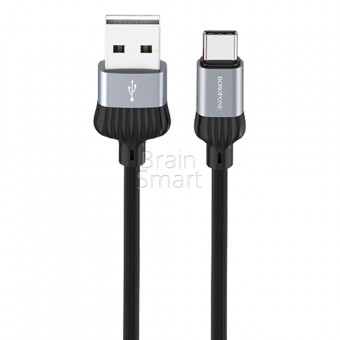 USB кабель Borofone BX28 Dignity Type-C (1м) Серый фото