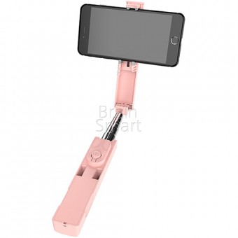 Монопод Bluetooth Borofone BY4 Wireless Розовый фото