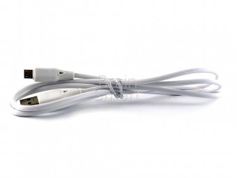 USB кабель ASPOR AC-05 Micro круглый (1 м) (2,1 А) Белый фото