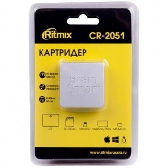 USB- картридер Ritmix CR-2051 Silver фото