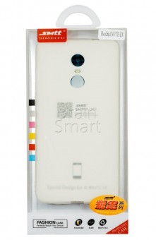Чехол накладка силиконовая Xiaomi Redmi Note 4X SMTT Simeitu Soft touch белый фото