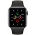 Apple Watch Siriese 5 44mm Space Gray Aluminum Case with Black Sport Band фото