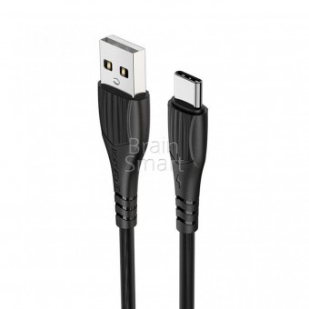 USB кабель Borofone BX37 Wieldy Type-C (1m) Черный фото